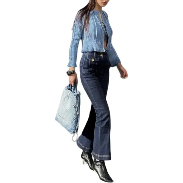 CHANEL 23 Spring And Summer Knitwear Women's Dark Blue-2