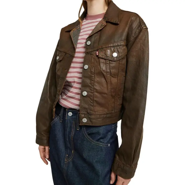 Levi's Jackets Coats Women's Brown-2