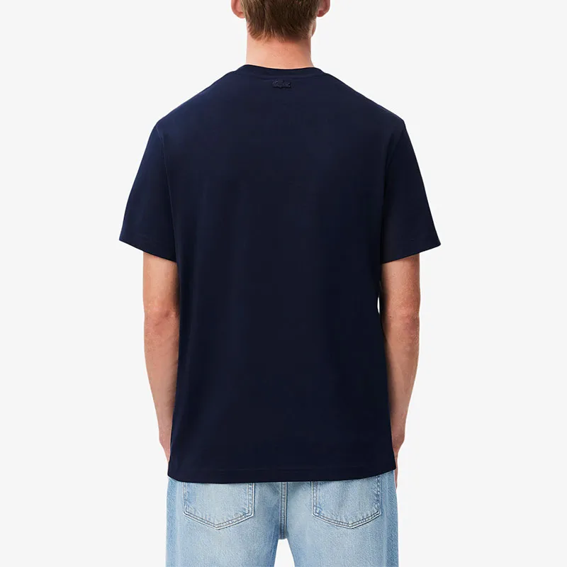 LACOSTE T Shirt Men's Marine Blue-2
