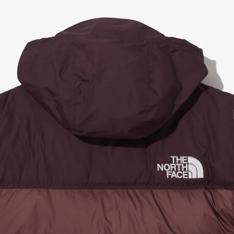 THE NORTH FACE M'S 1996 Eco Nuptse Jacket Maroon Unisex Korea Version-4