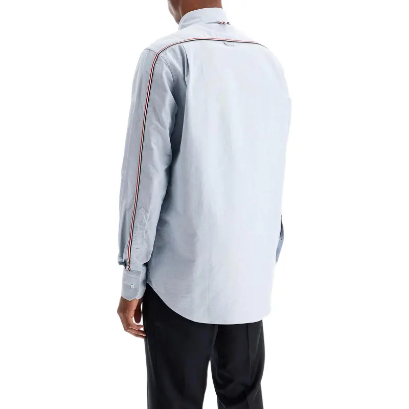 THOM BROWNE Oxford Long Sleeve Shirt-4