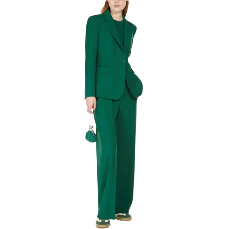 WEEKEND MaxMara Lamine Single Breasted Jacket-5