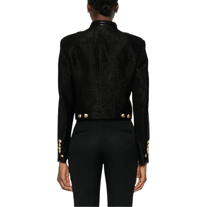 TOM FORD Tweed Cropped Jacket-2