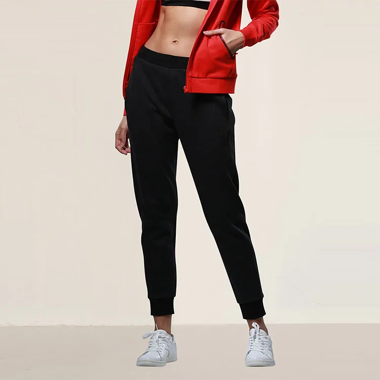 KELME Knitted Sports Pants Women's Black-4