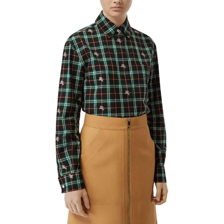 Burberry Shirts Women's Green-2