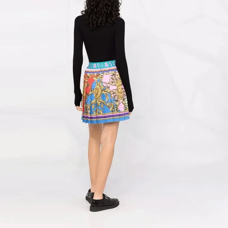 VERSACE JEANS COUTURE SS22 Cropped Skirt Multicolor-2