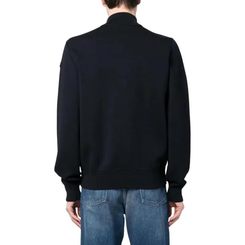 Moncler Logo Patch Knit Padded Cardigan-2