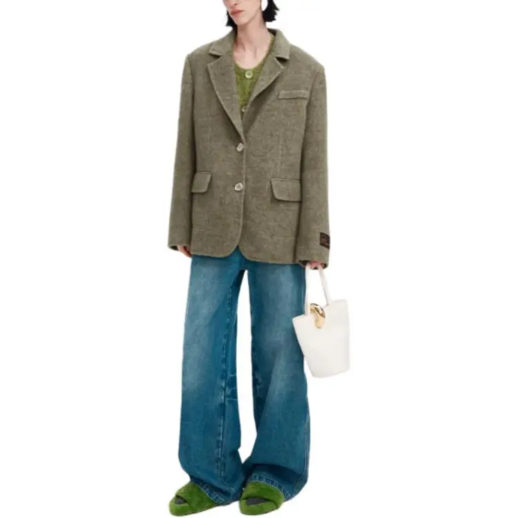 Self Who Business Suit Women's Moss Green-1