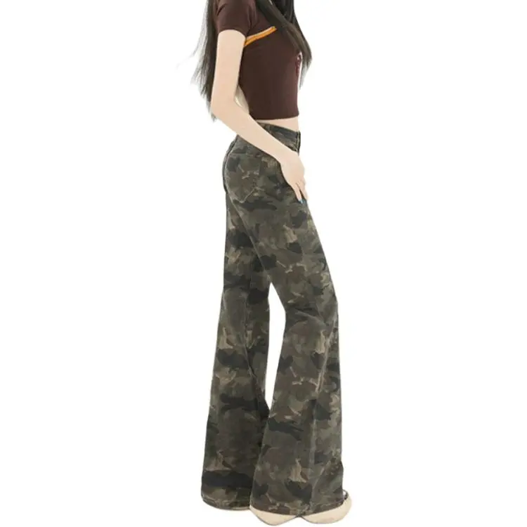 Concubine Zhu Jeans Women's Camouflage-3