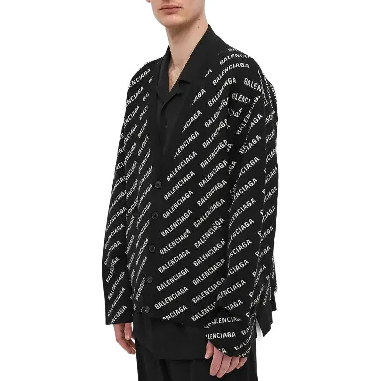 Balenciaga Knitwear Regular Fit Men's Black-2