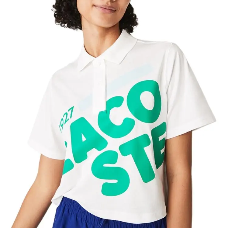 LACOSTE SS22 Polo Shirt Women's White-2