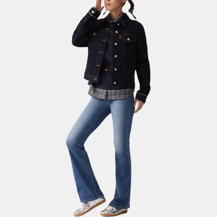Levi's Denim Jacket Women's Dark Blue-3