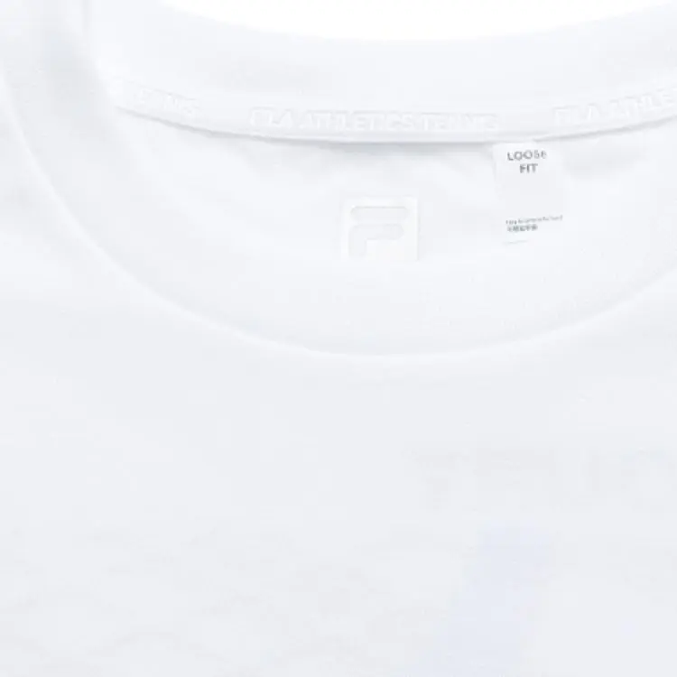 FILA Athletics Crop Tops Women's Jade White-4