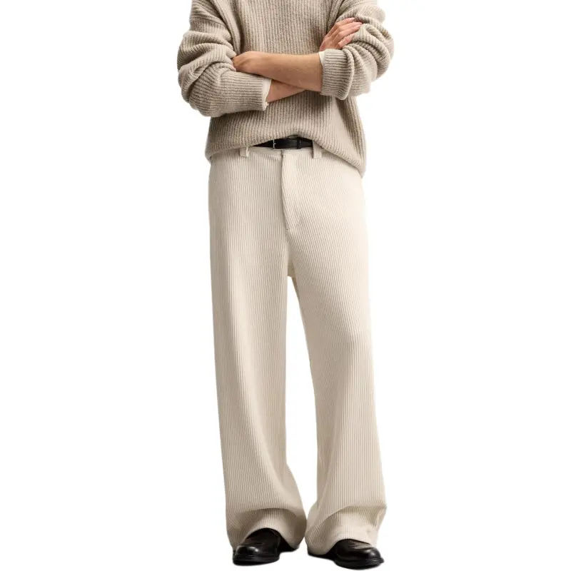 ZARA Casual Pants Men's Raw White-2