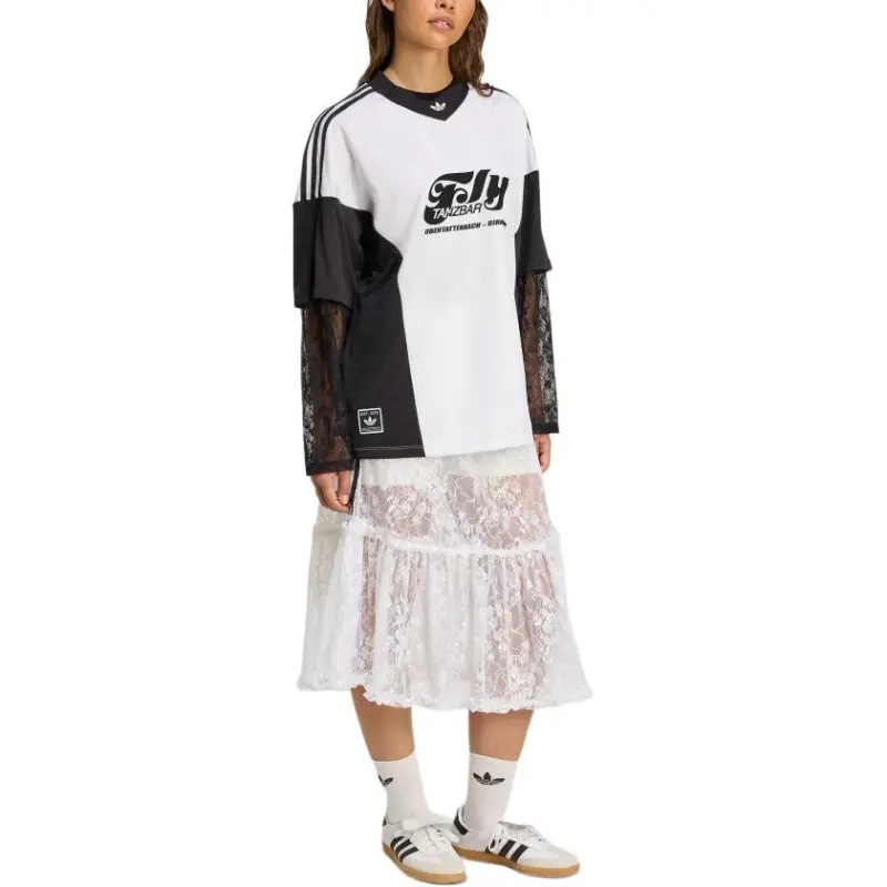 Adidas Originals Casual Long Skirt Women's White-1