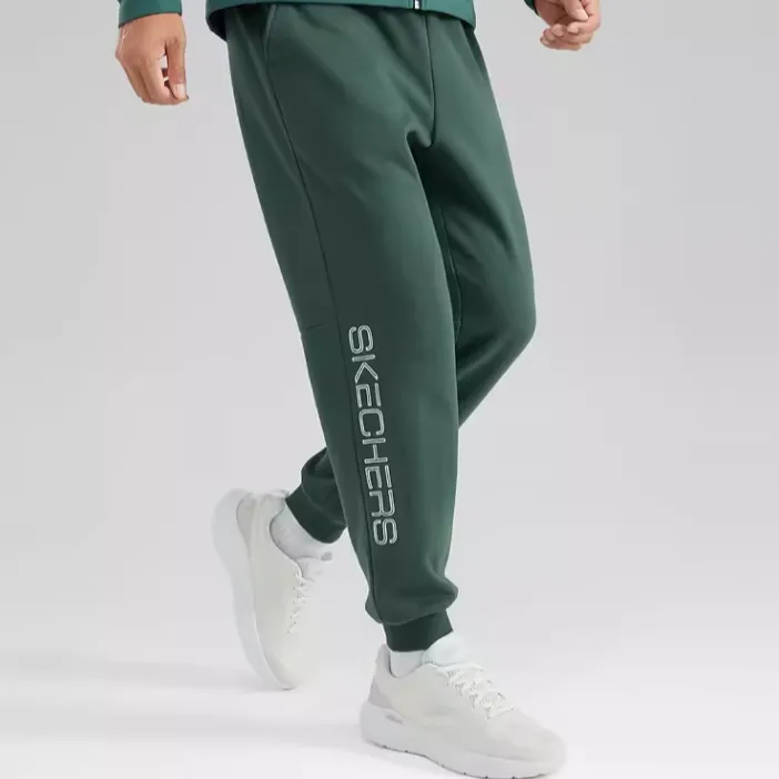 Skechers Knitted Sweatpants Men Wood Green/03RT-2