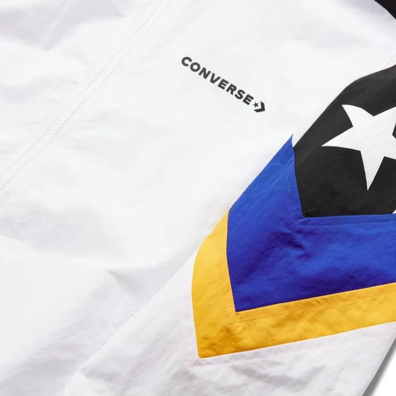 Converse Colorblock Track Jackets Coats Men's White-2