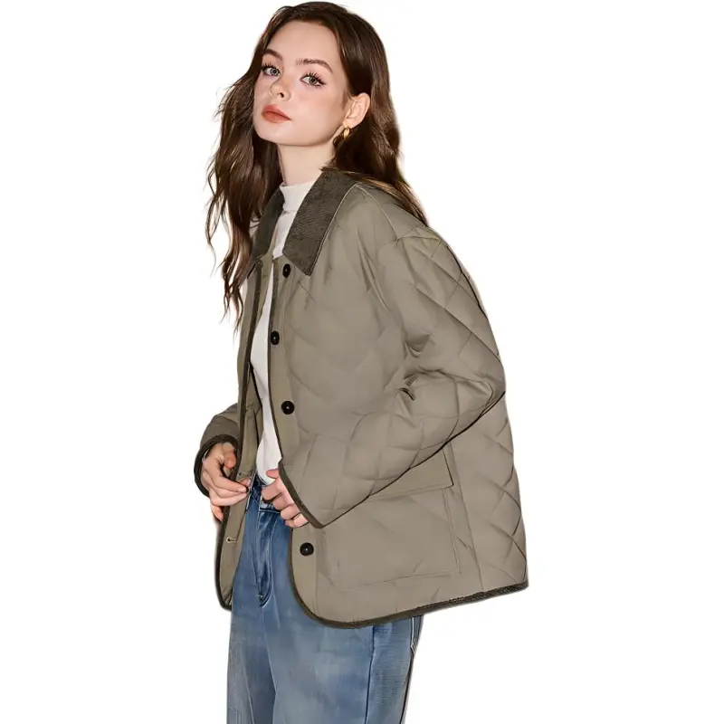 KUHNMARVIN Puffer Jacket Women's Dark Khaki-2