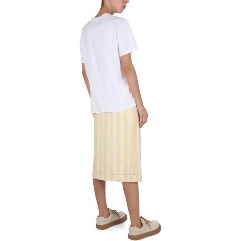 Sunnei Striped Midi Skirt-3