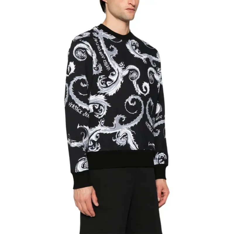VERSACE JEANS COUTURE Chromo Couture Cotton Sweatshirt-4