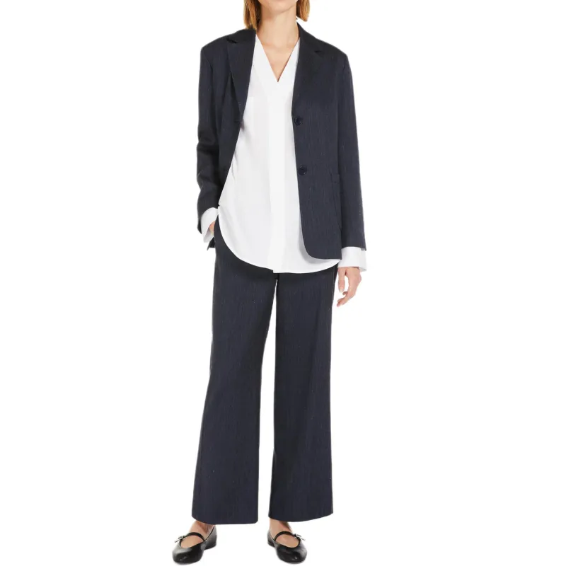 'S MAX MARA Derna Single Breasted Long Sleeved Jacket-1