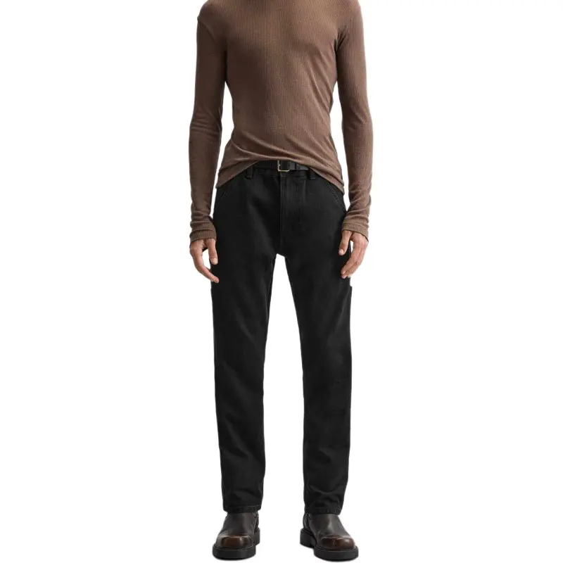 ZARA Jeans Men Black-2