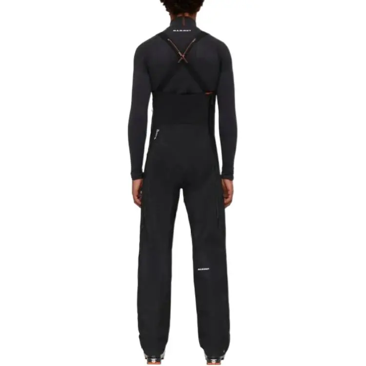 MAMMUT Ski Pants Men's Egret Orange-5