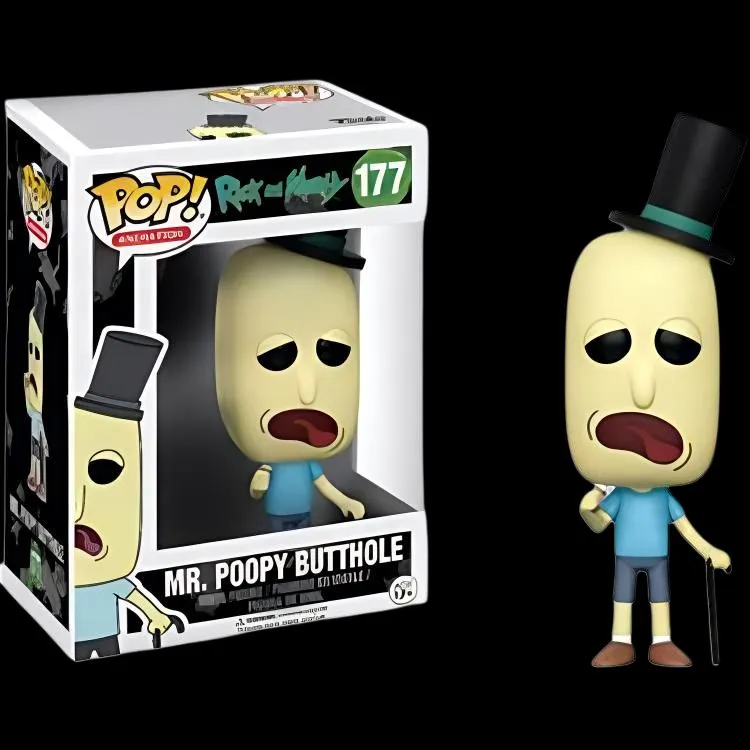 Funko POP! Collection Animation Rick And Morty Mr. Poop Hole Chibi Figures-1