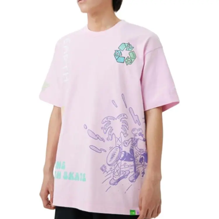LiNing x Steven Harrington Li Ning X Steven Harrington T Shirt Unisex Pink-2
