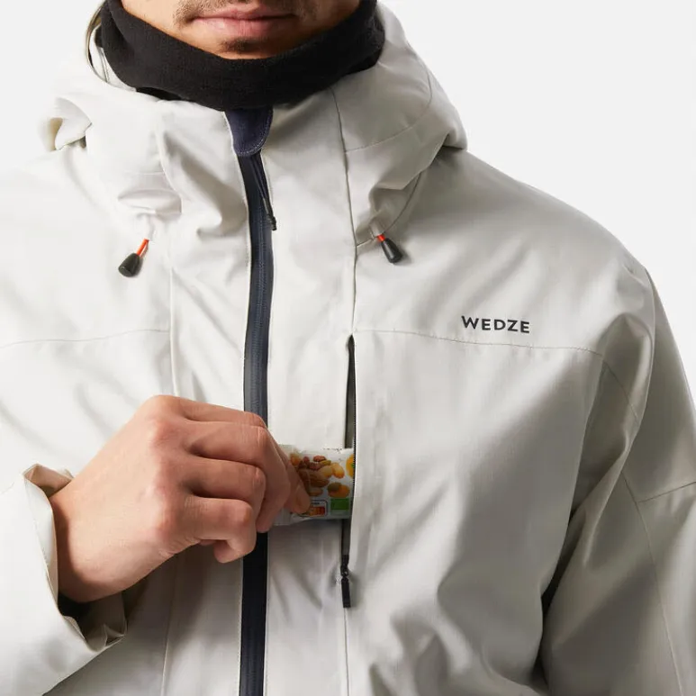DECATHLON Ski Top Men's Pearl Beige-4