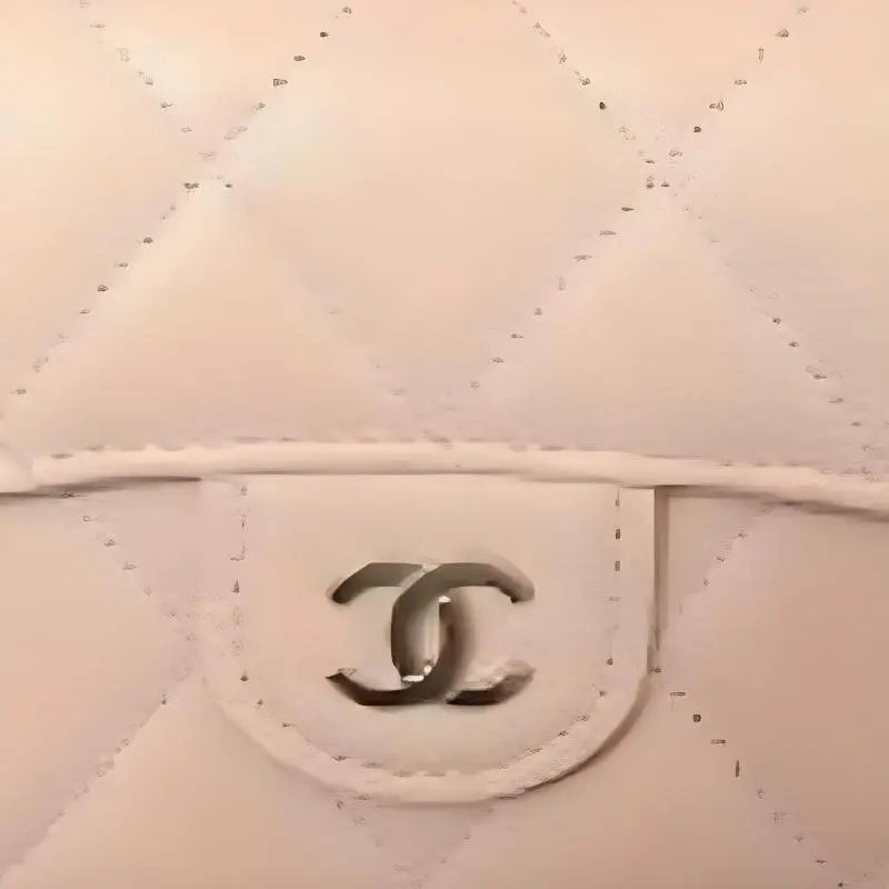CHANEL Textured Calfskin Card Holder Wallet Women's Light Pink-1