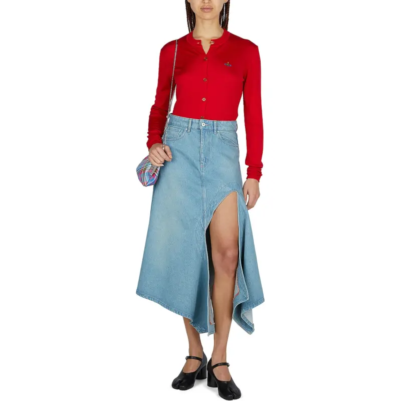 Vivienne Westwood Orb Embroidered Buttoned Cardigan-4