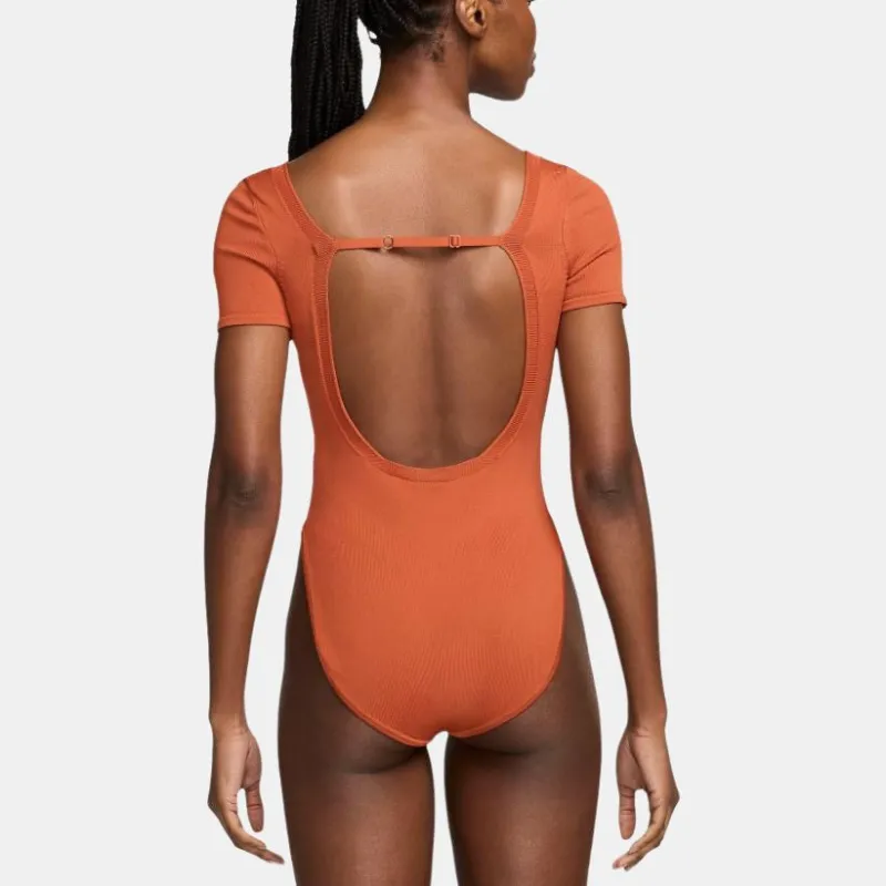 Nike Sportswear Chill Knit Women's Tight Sweater Short Sleeve Bodysuit-2