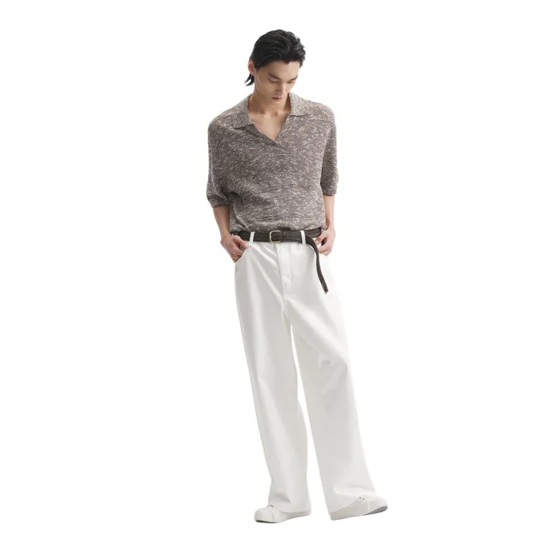 Nice Rice Jeans Unisex Wave White-5