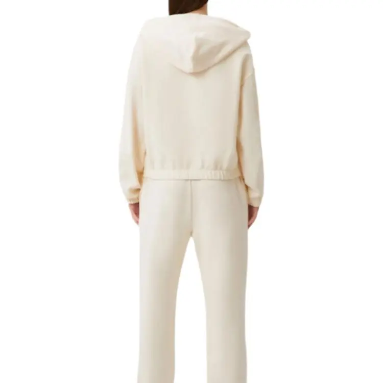 LOVE MOSCHINO Logo Patch Zip Up Hoodie-2