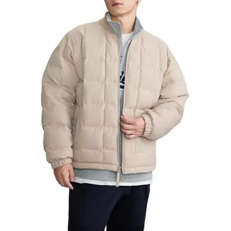 New Balance Puffer Jacket Men's Woody Brown-3