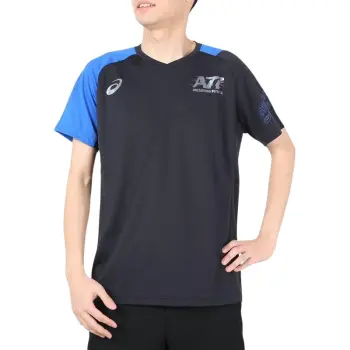 Asics T Shirts Men Blue Black