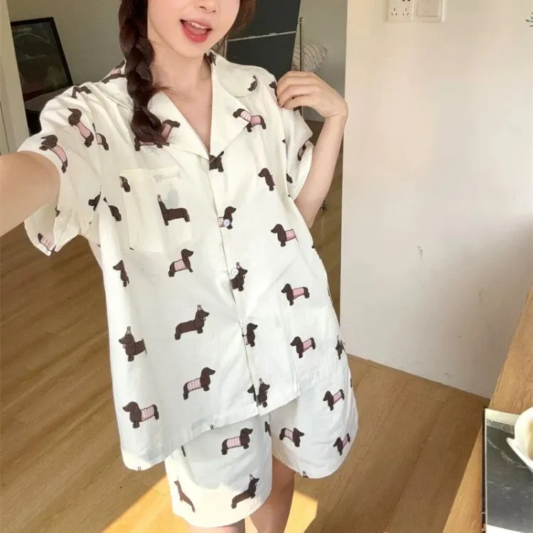 WANANNI Pajama Set Women's White-14