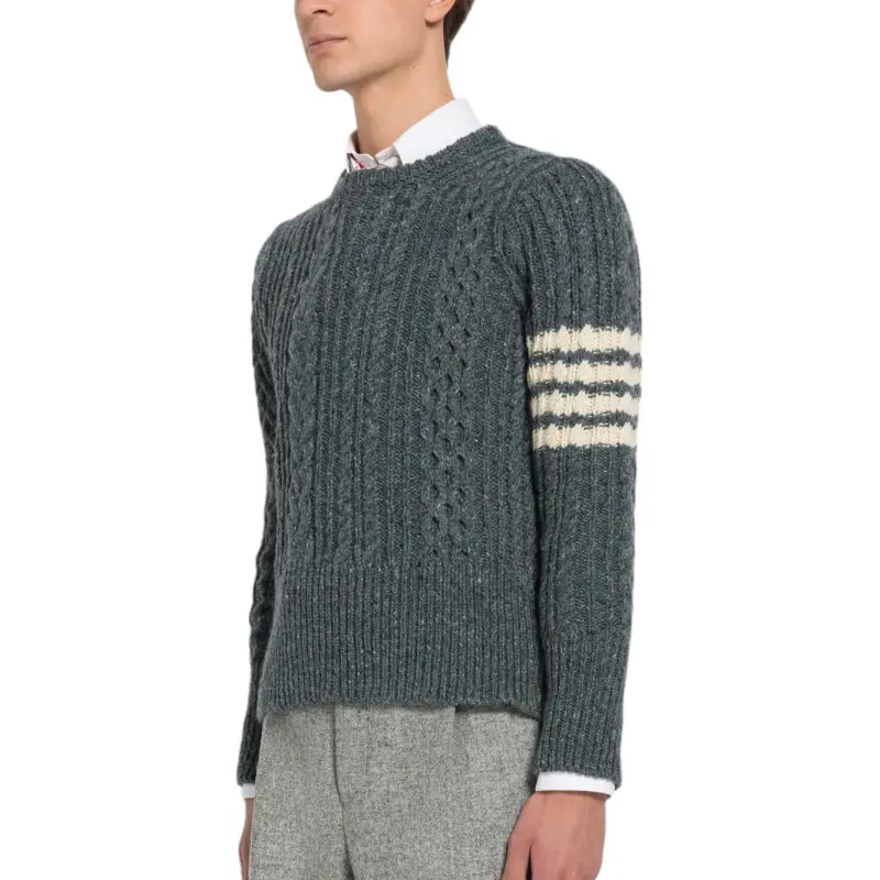 THOM BROWNE Sweaters Men Blue-5