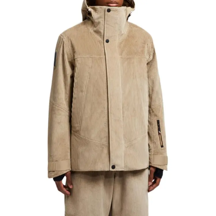 Moncler Grenoble Ettal Corduroy Hooded Down Jacket-1
