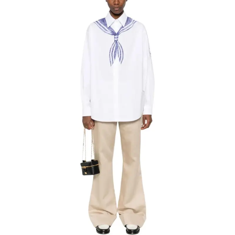 MOSCHINO Trompe L'oeil Print Shirt-2