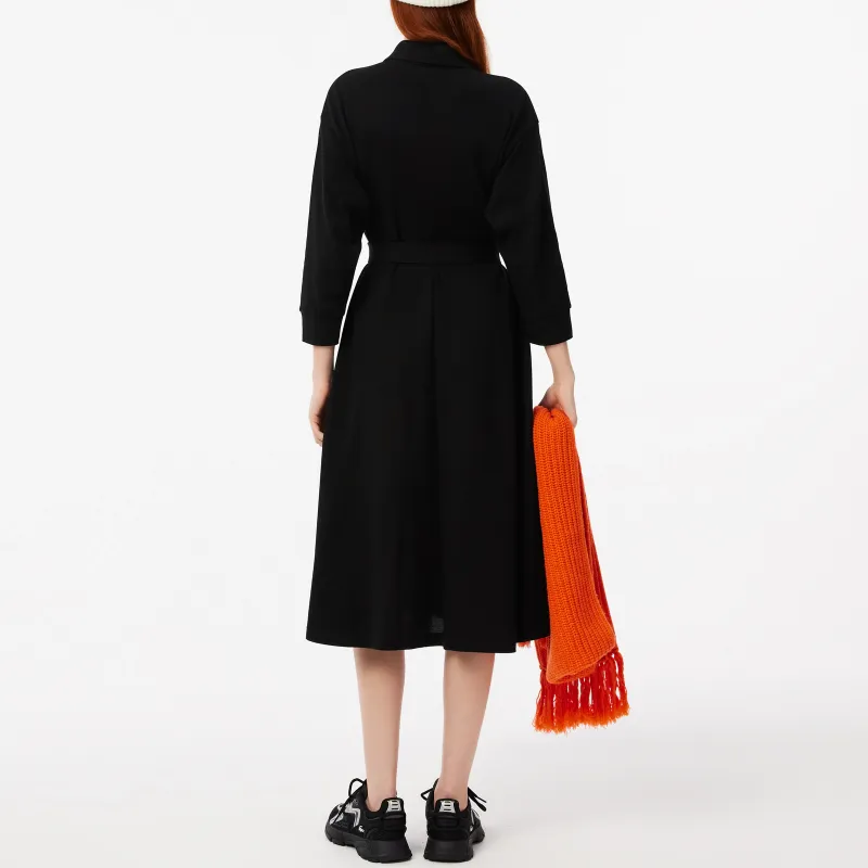 LACOSTE Logo patch Shirt Dress-2