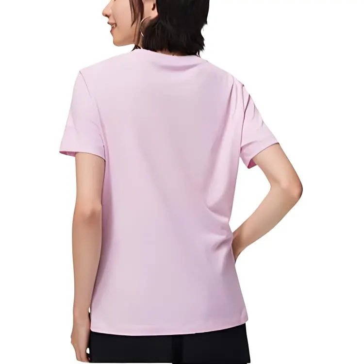 LiNing Sports Trend Series T Shirt Women's Cherry Blossom Pink-3