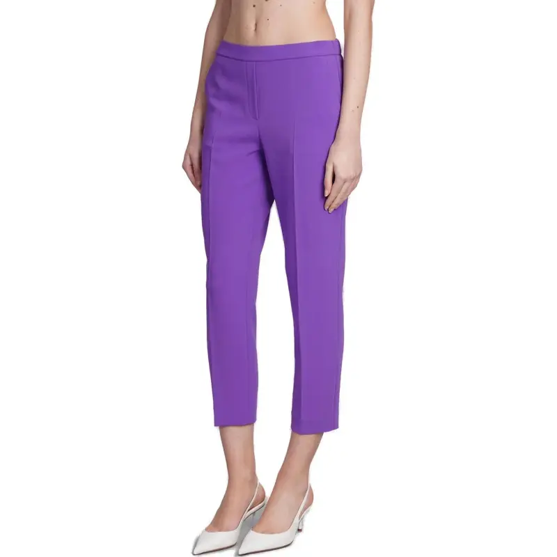 THEORY Casual Pants Women's Purple-2