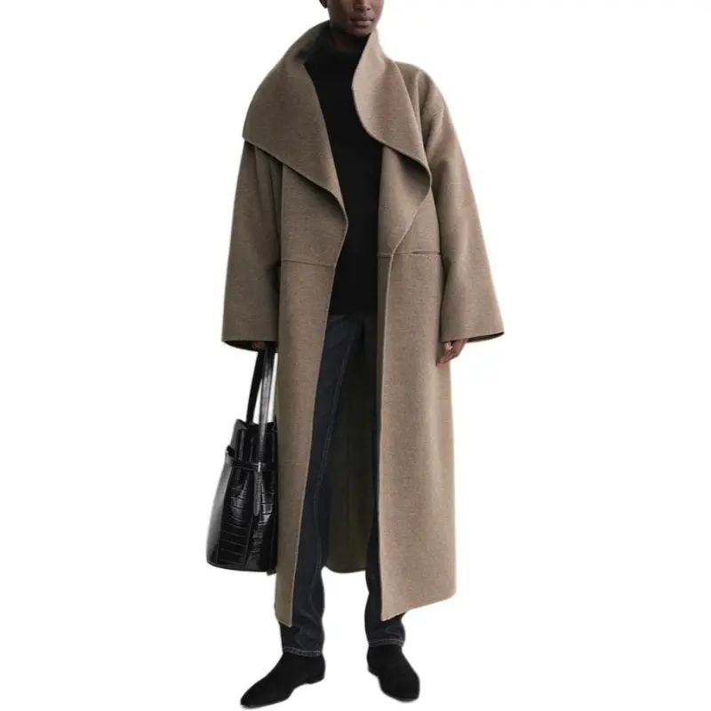 TOTEME Collared Open Front Coat-1