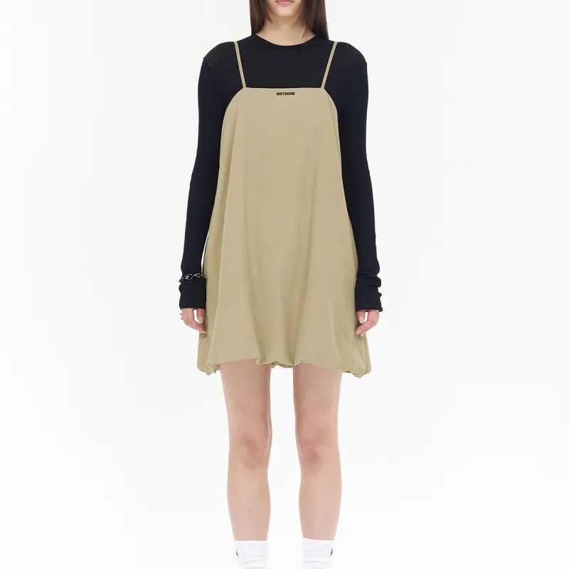 WE11DONE Slip Dresses Women's Beige-2