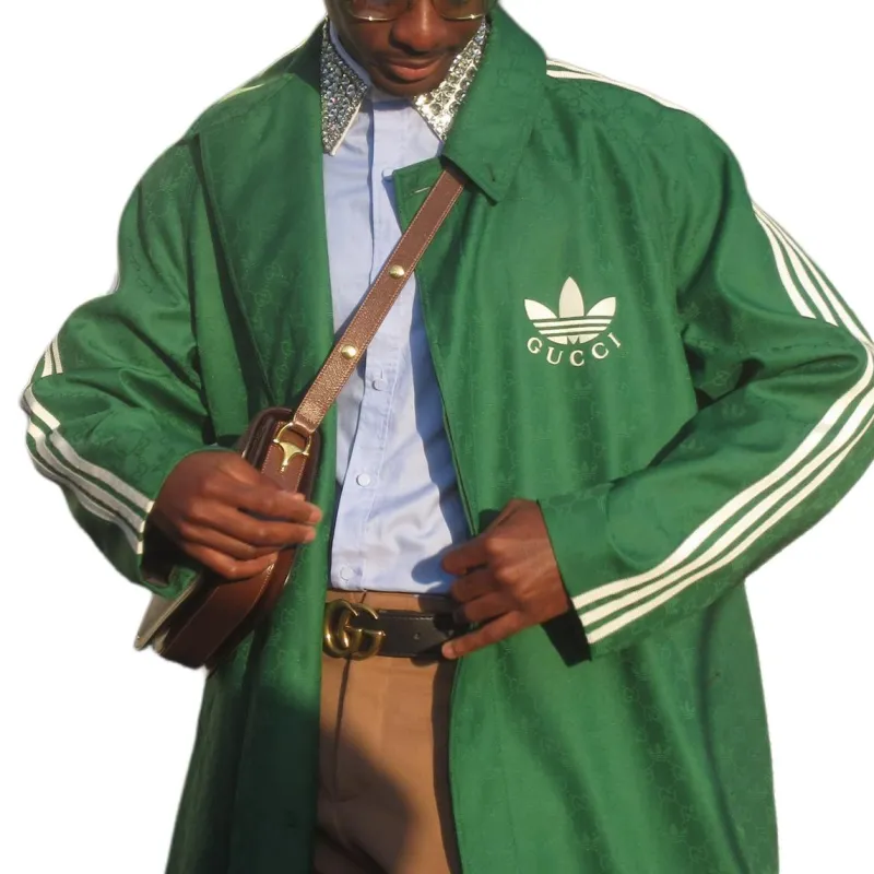 GUCCI x Adidas Originals Coats Men's Green-2