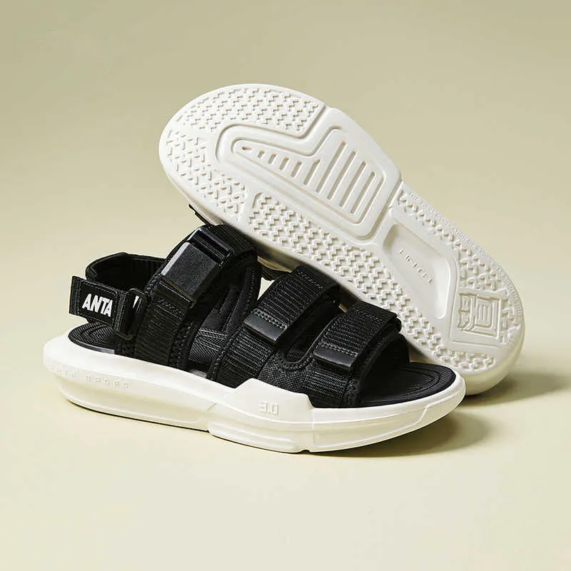 Anta Bastard Beach Sandals Men's Black-3