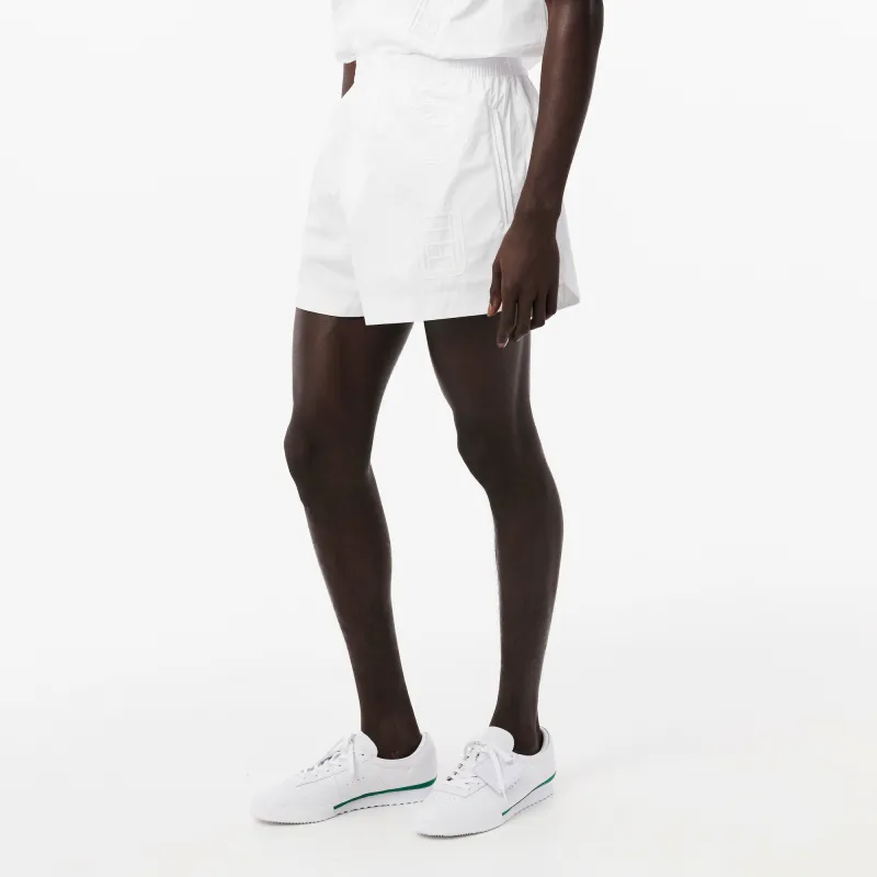 LACOSTE Poplin Track Shorts-4
