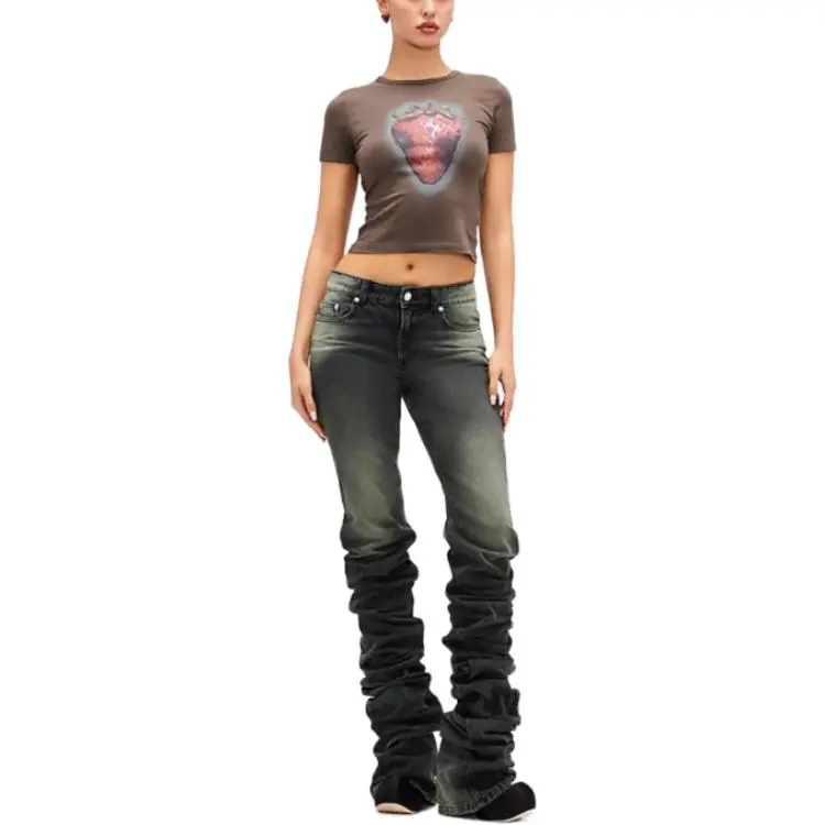 Y/Project Heaven By Marc Jacobs Collaboration Jeans Women's Blue-2